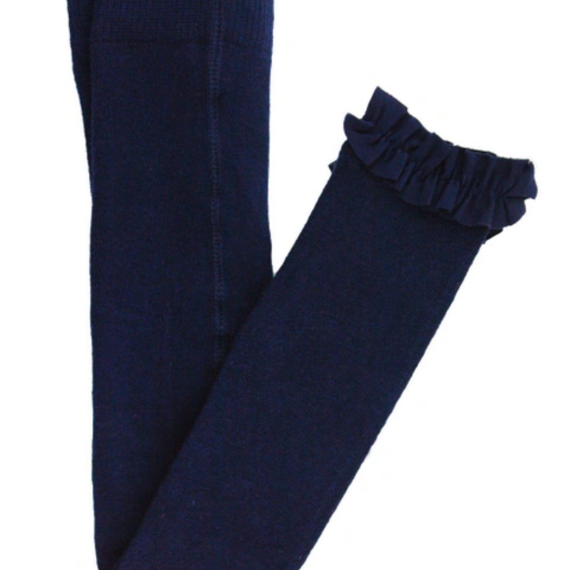 Navy Footless Tights
